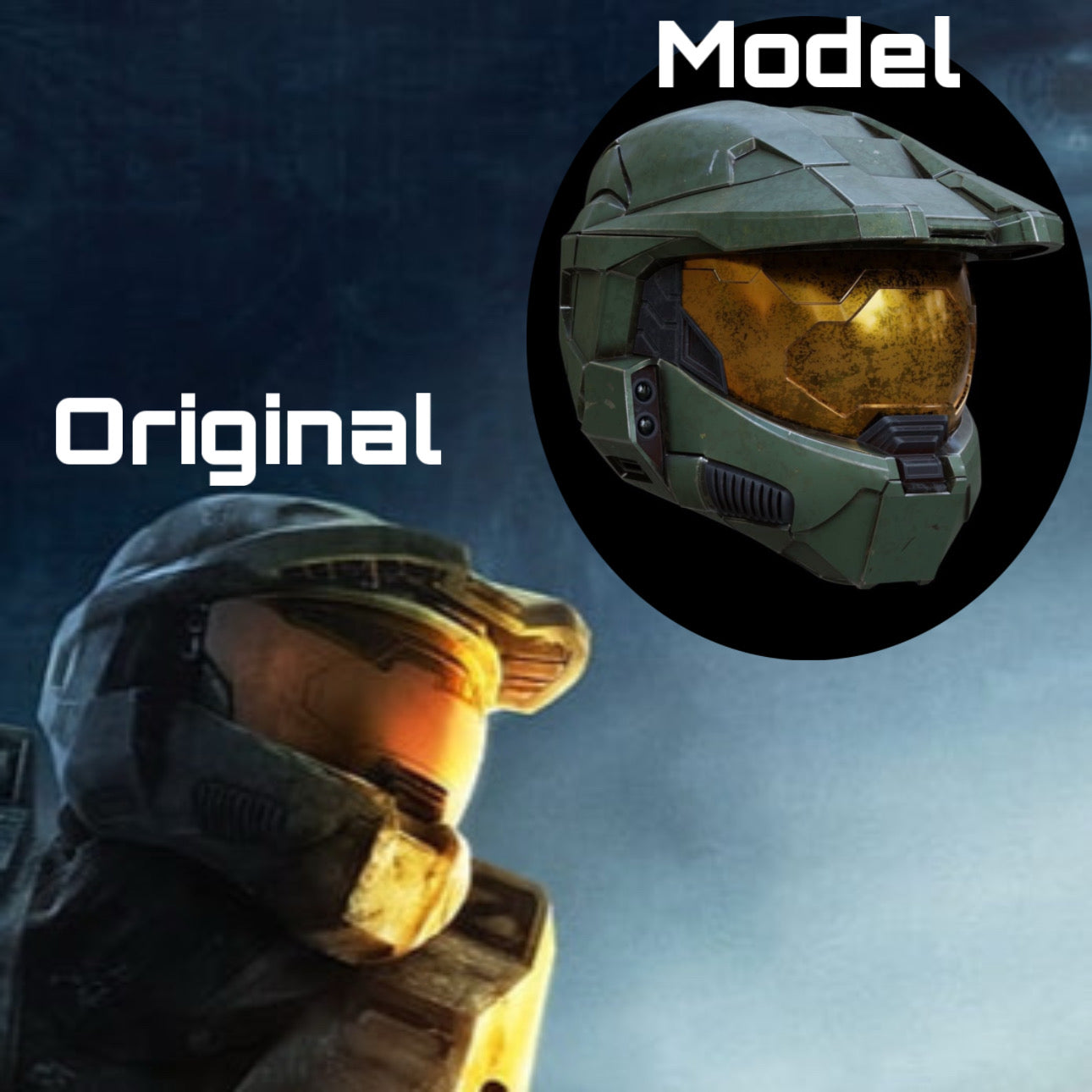Halo 3 Master Chief Helmet Mars Studios Halo 3 Master Chief Helmet Mars Studios