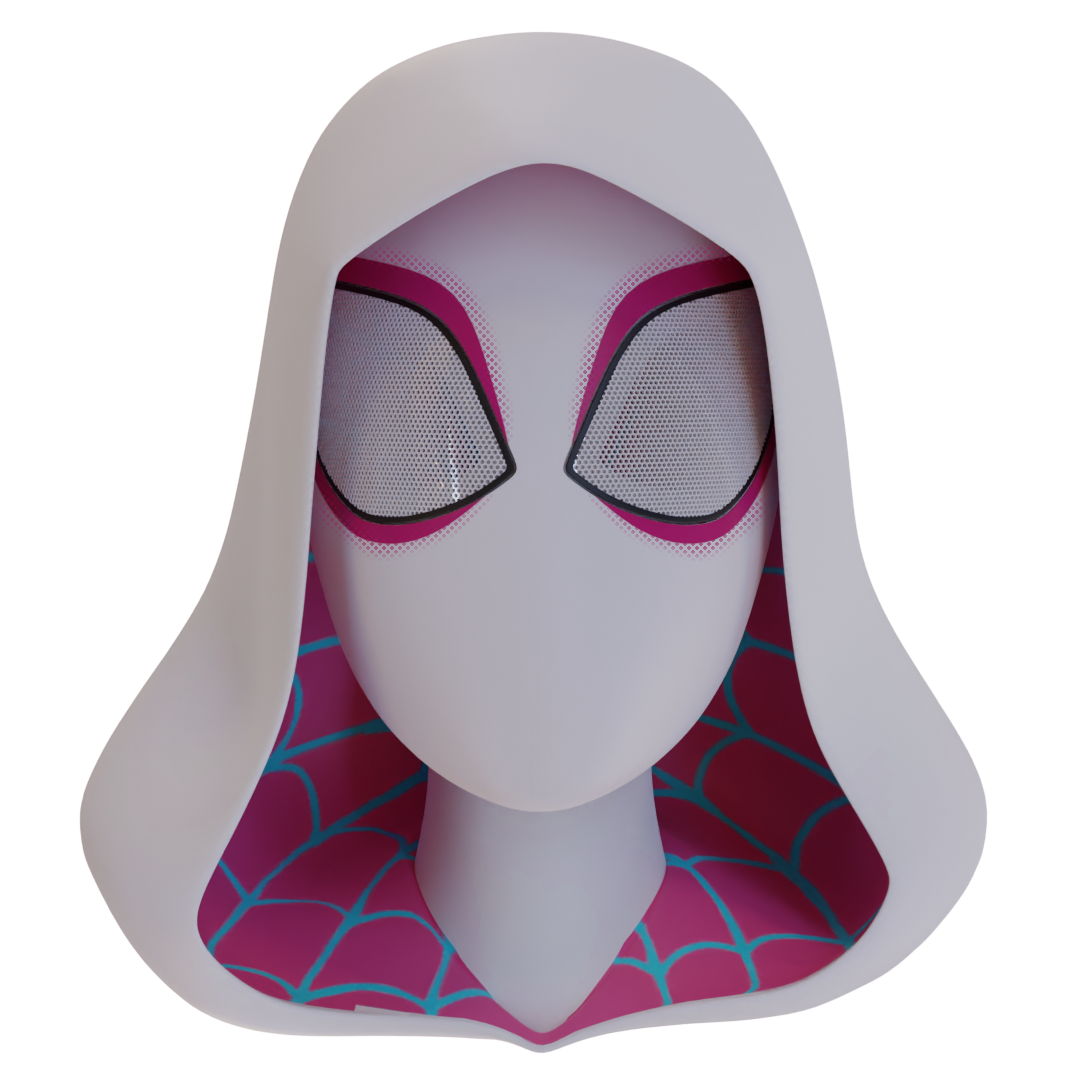 Across the Spider-Verse Ghost-Spider (Spider-Gwen) Faceshell