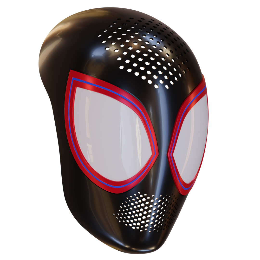 Across the Spider-Verse Miles Morales Faceshell