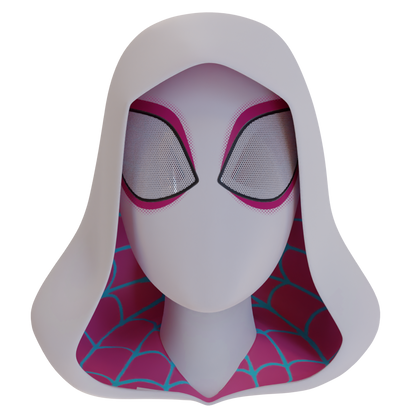 Across the Spider-Verse Ghost-Spider (Spider-Gwen) Faceshell