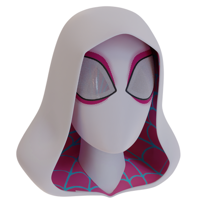 Across the Spider-Verse Ghost-Spider (Spider-Gwen) Faceshell