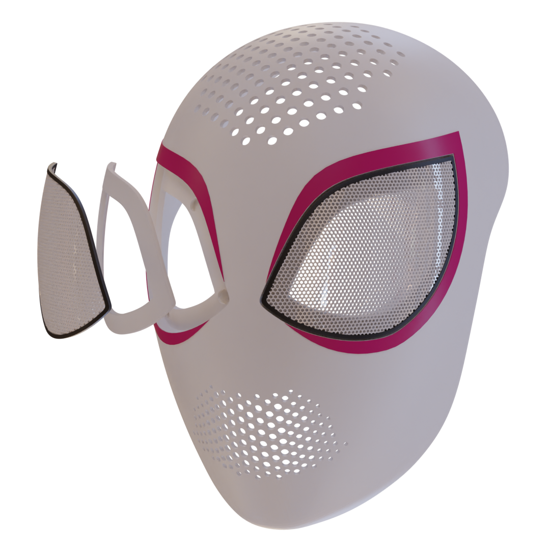 Across the Spider-Verse Ghost-Spider (Spider-Gwen) Faceshell